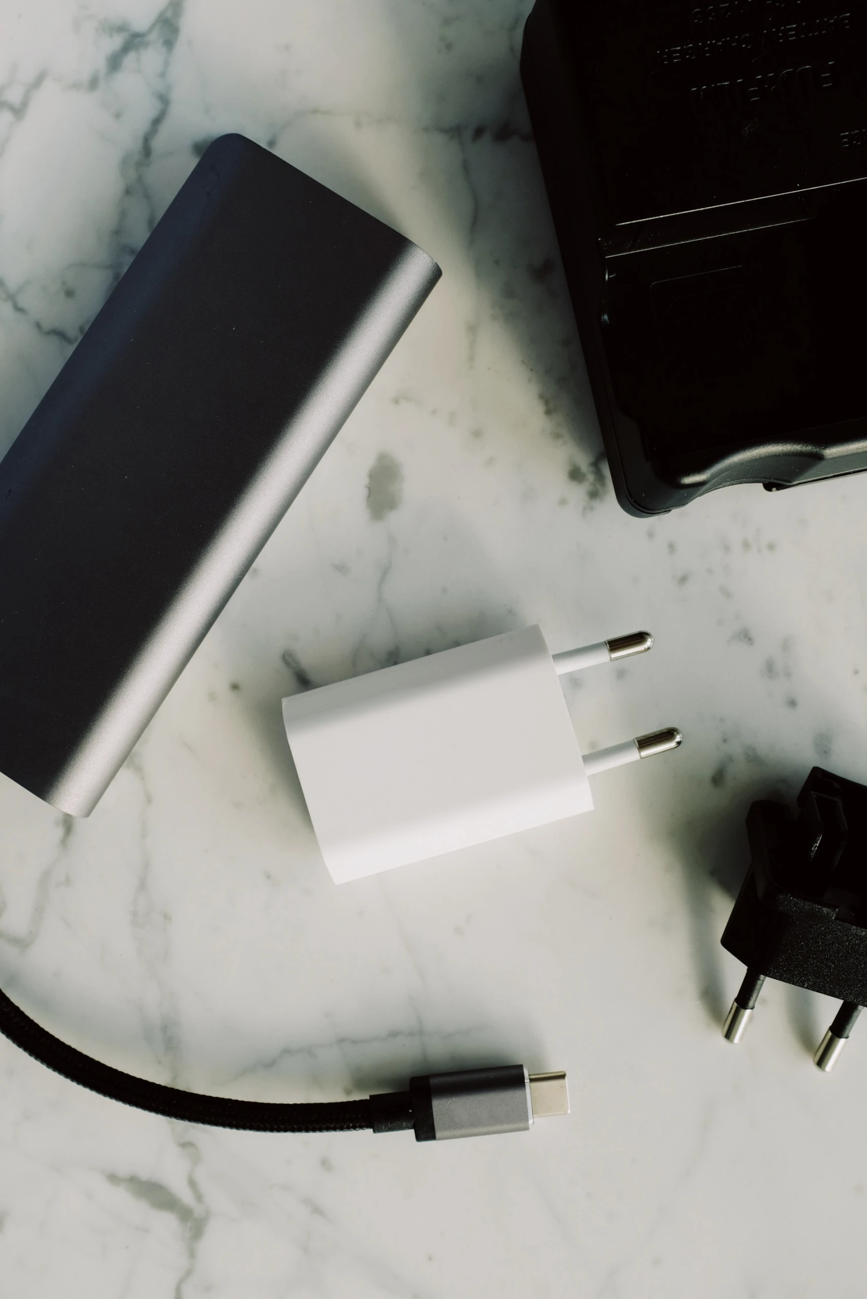 External battery pack is in my carry-on travel bag